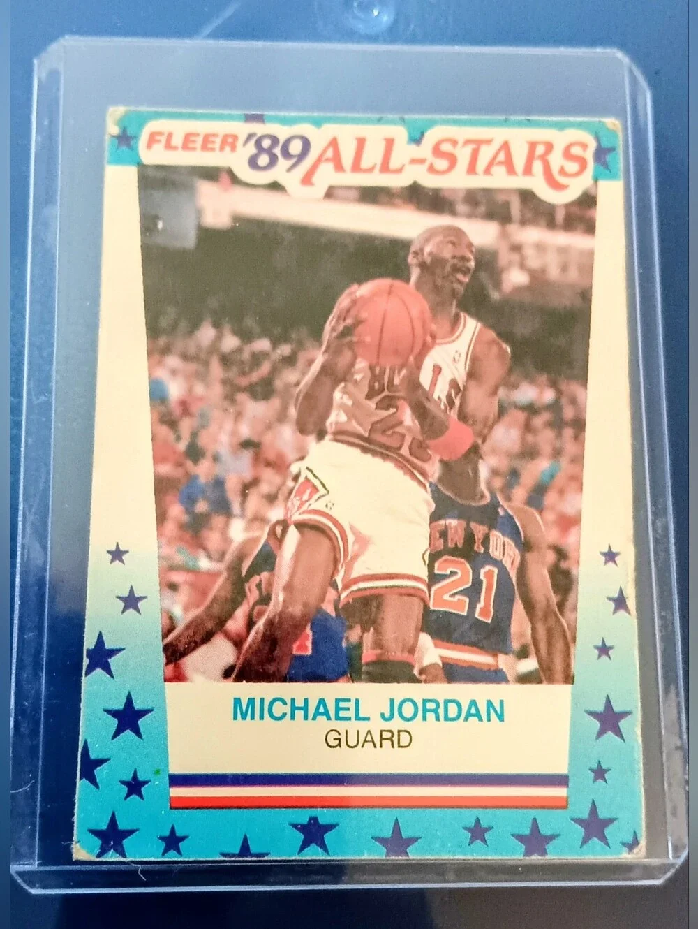 Michael Jordan 1989-90 Fleer - All-Stars Sticker #3